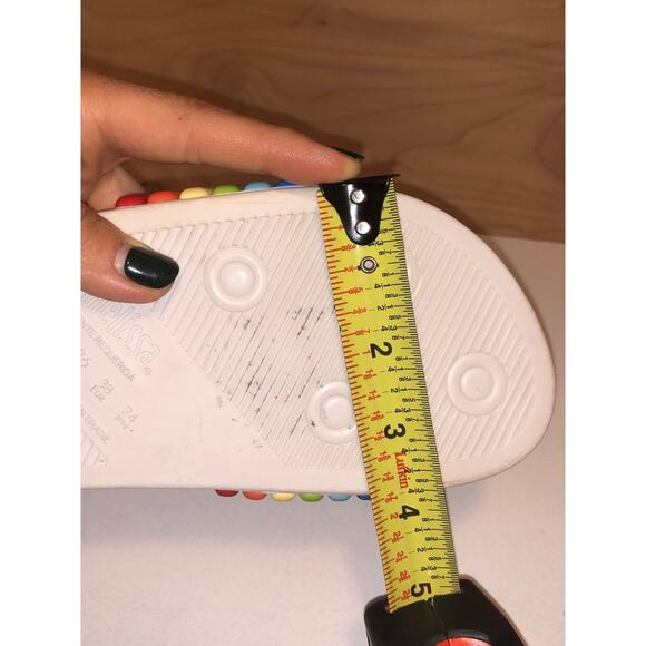 MLSA Melissa Rainbow Beach Slides NEW! Size 7, 38 EUR S102 - Picture 6 of 7